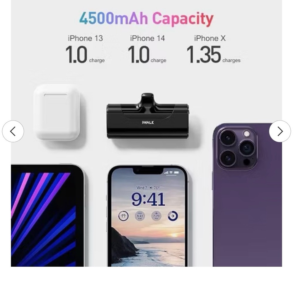 Portable Charger Power Bank - Pink